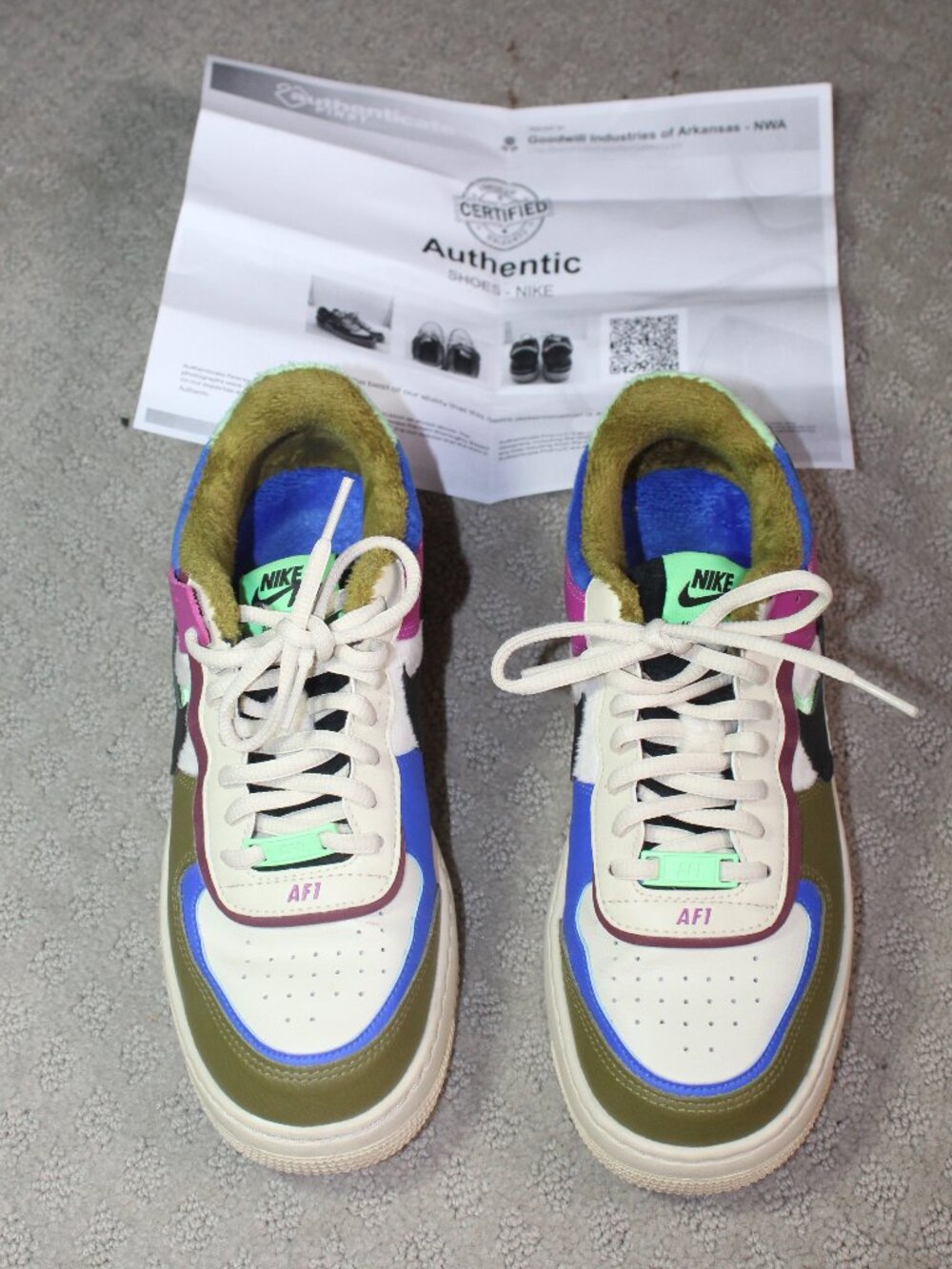 Nike Women’s  Size 7.5 Air Force 1 Shadow SE (Cactus Flower) CT1985-500